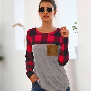 Plaid Top